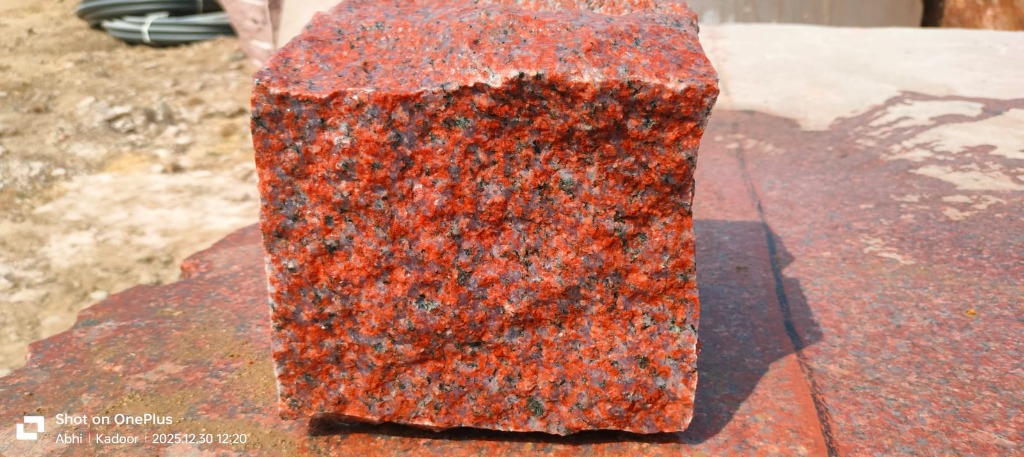 Signature Ilkal Red Granite Block